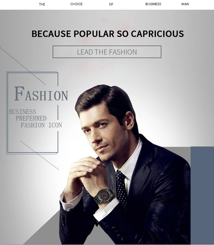 Reloj CURREN para Hombre – Correa de Cuero y Movimiento de Cuarzo