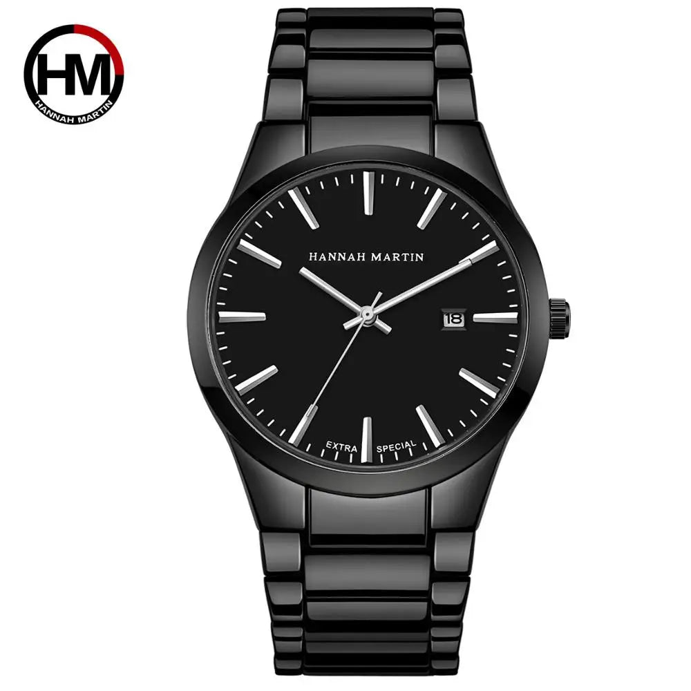 Reloj HANNAH MARTIN para Hombre – Acero Inoxidable, Movimiento de Cuarzo, 40 mm