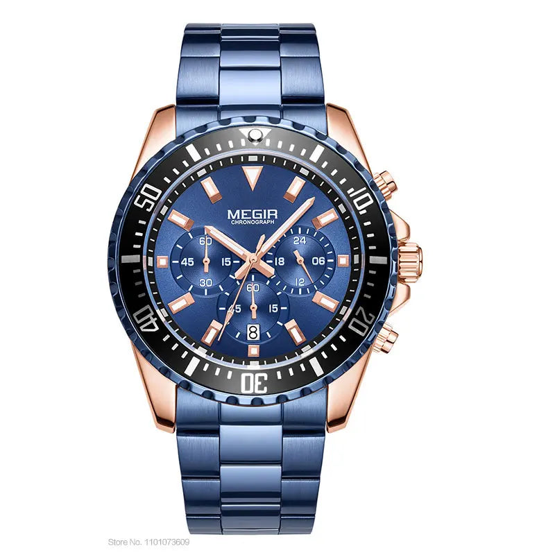 Reloj Cronógrafo de Acero para Hombre – Essence Signature