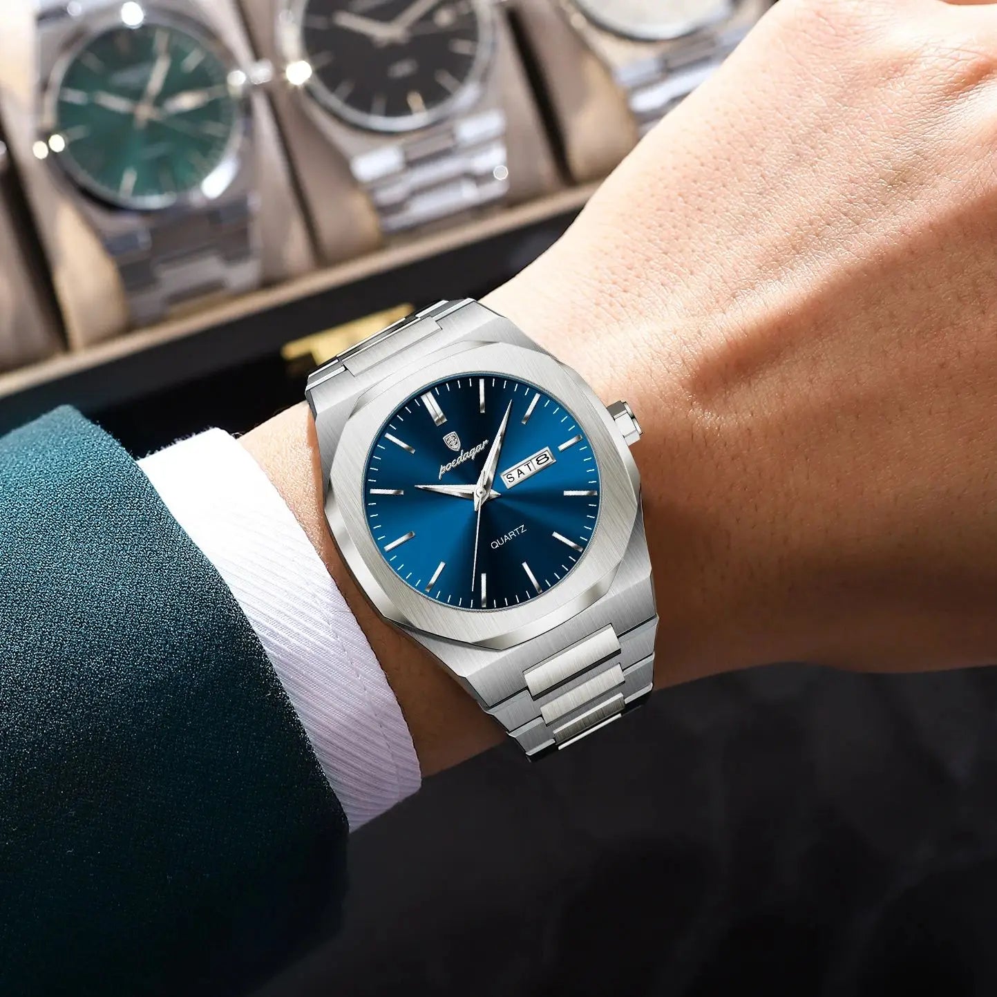 Reloj de Acero Inoxidable para Hombre – Essence Signature