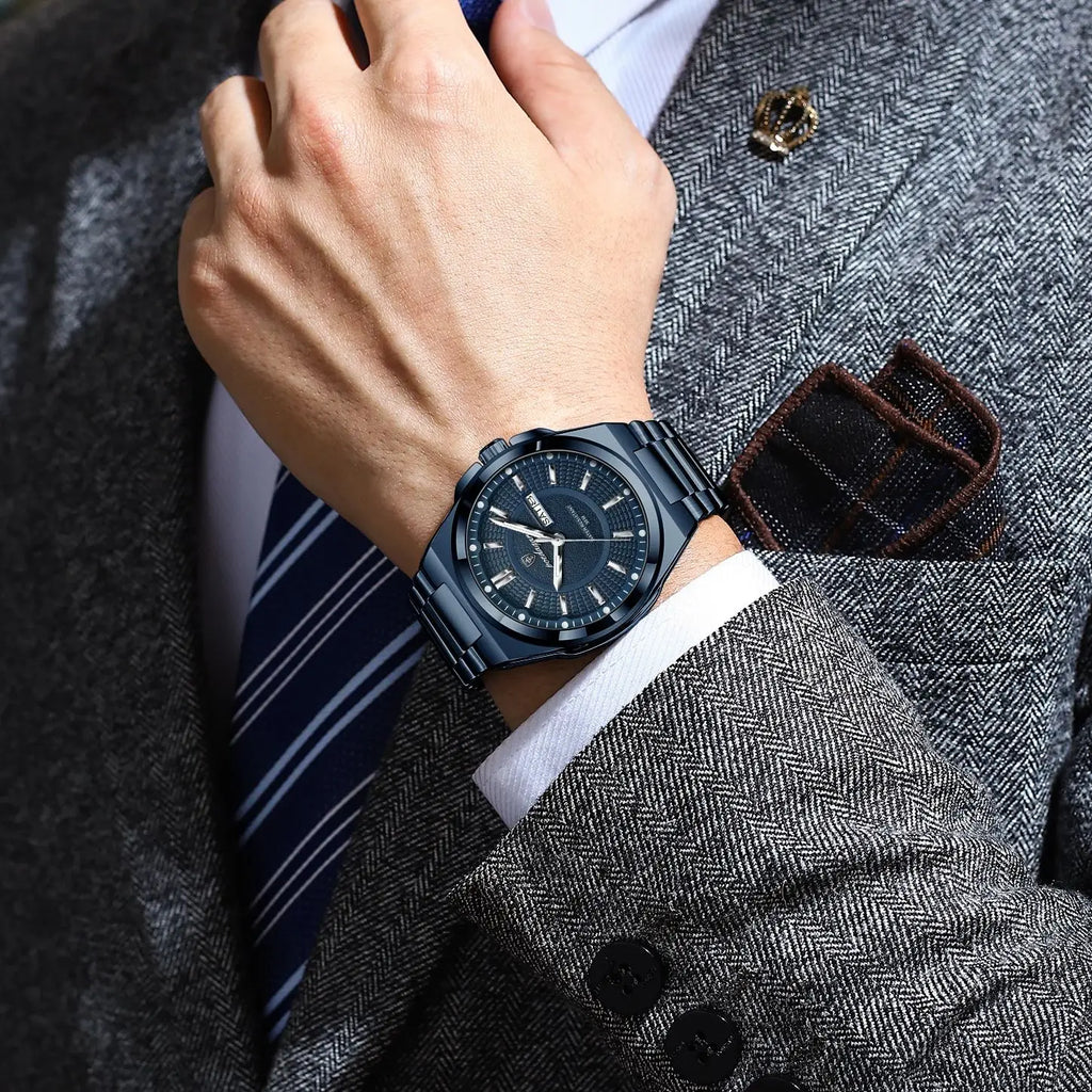 Reloj Clásico de Acero Inoxidable para Hombre – Essence Signature