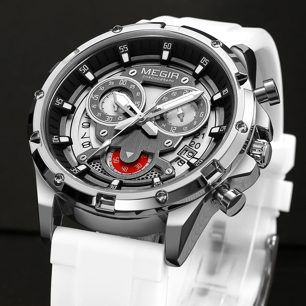 Reloj Cronógrafo Deportivo Militar para Hombre – Essence Signature