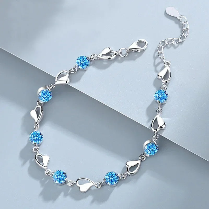 Pulsera de Estrellas Doble Capa en Plata 925 – Ajustable y Elegante