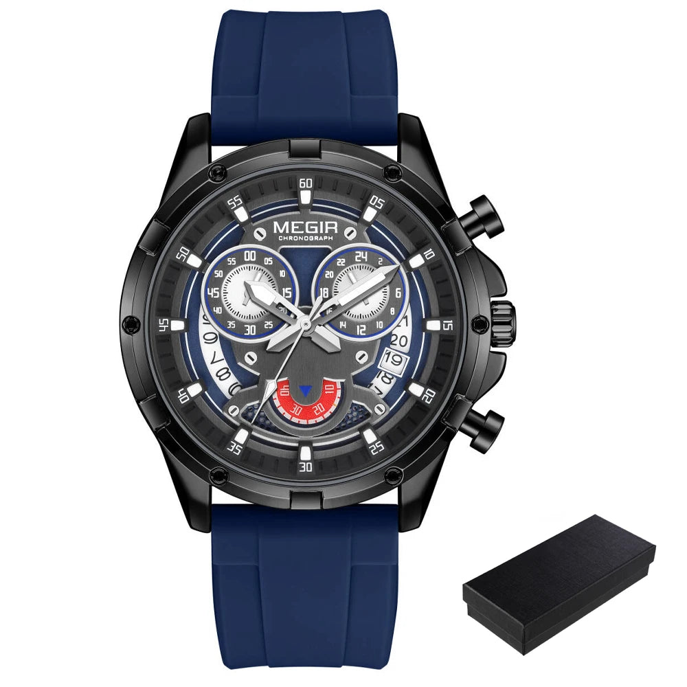 Reloj Cronógrafo Deportivo Militar para Hombre – Essence Signature