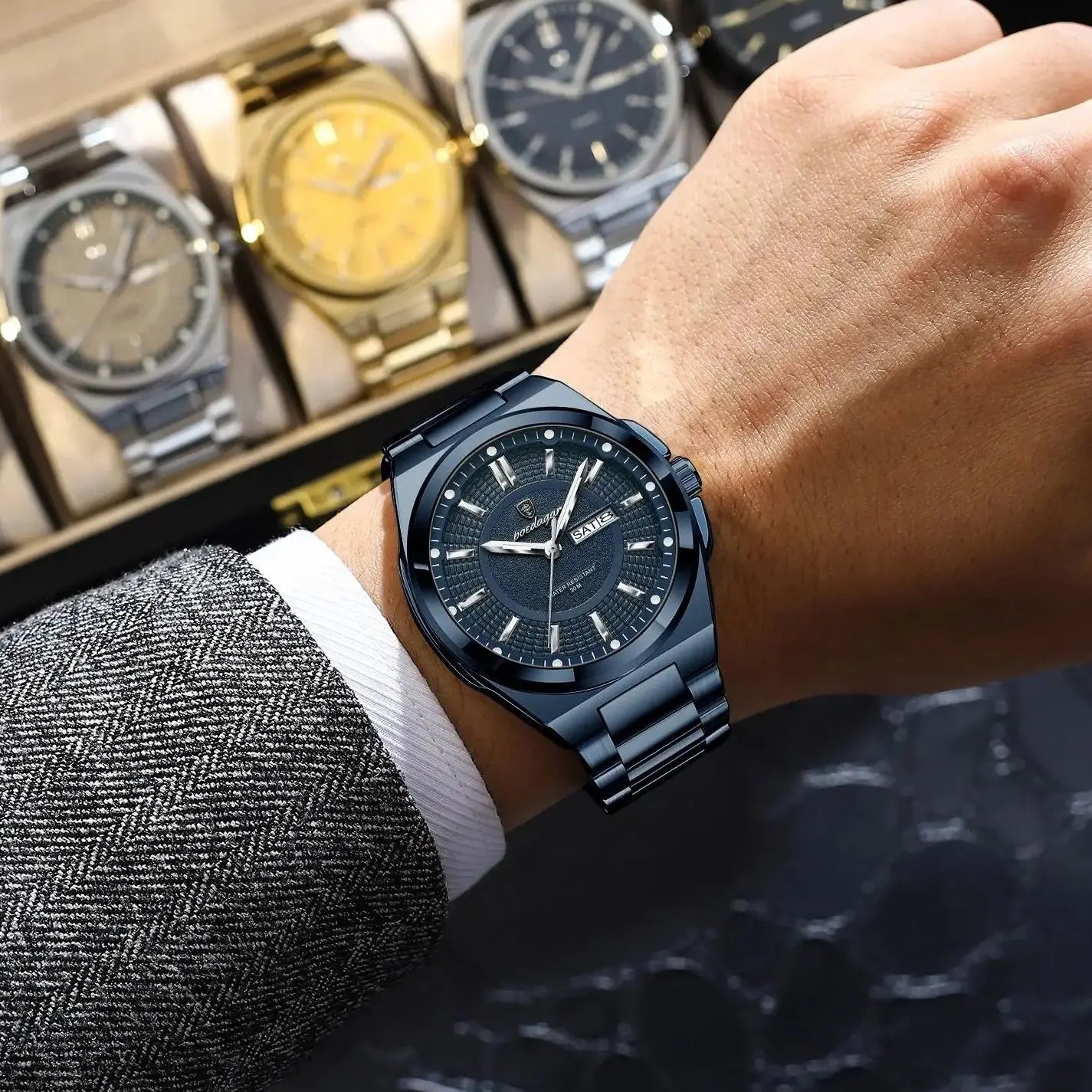 Reloj Clásico de Acero Inoxidable para Hombre – Essence Signature