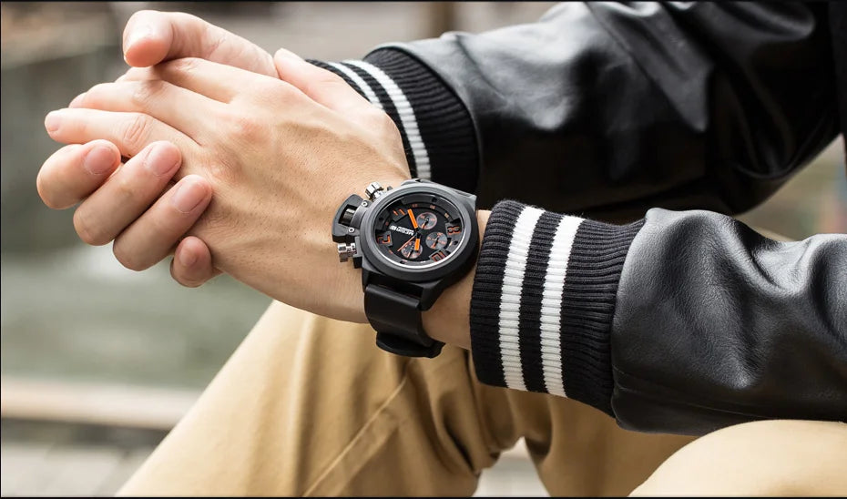 Reloj Cronógrafo Deportivo de Gran Esfera para Hombre – Essence Signature