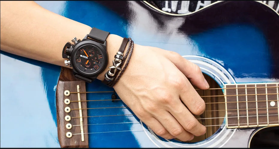 Reloj Cronógrafo Deportivo de Gran Esfera para Hombre – Essence Signature