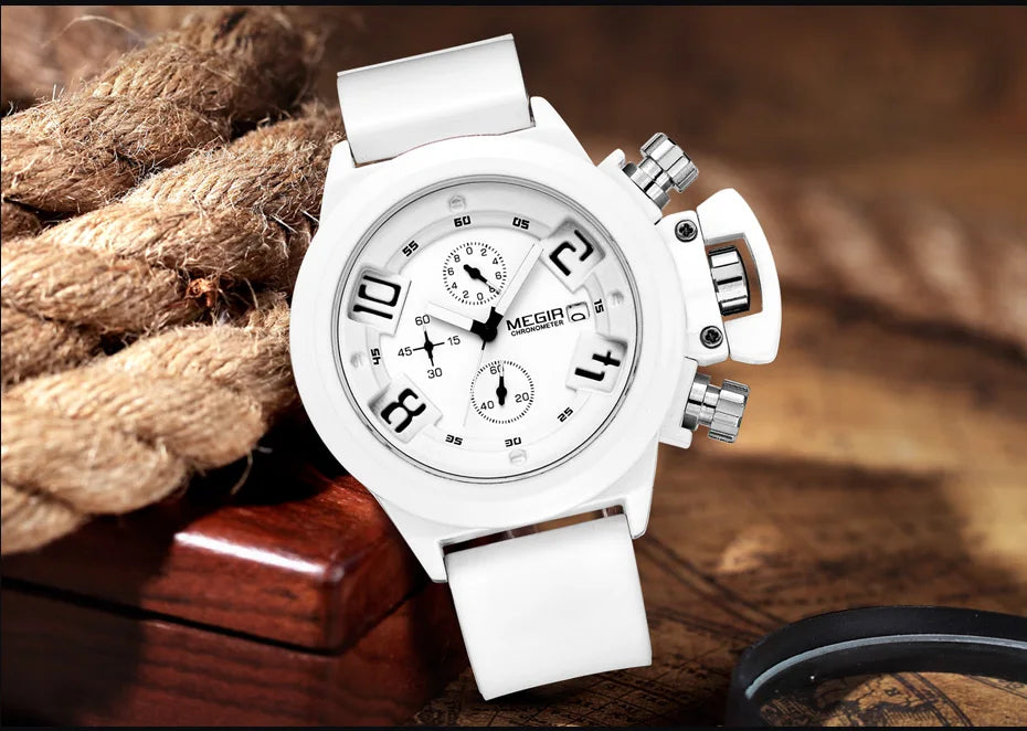 Reloj Cronógrafo Deportivo de Gran Esfera para Hombre – Essence Signature