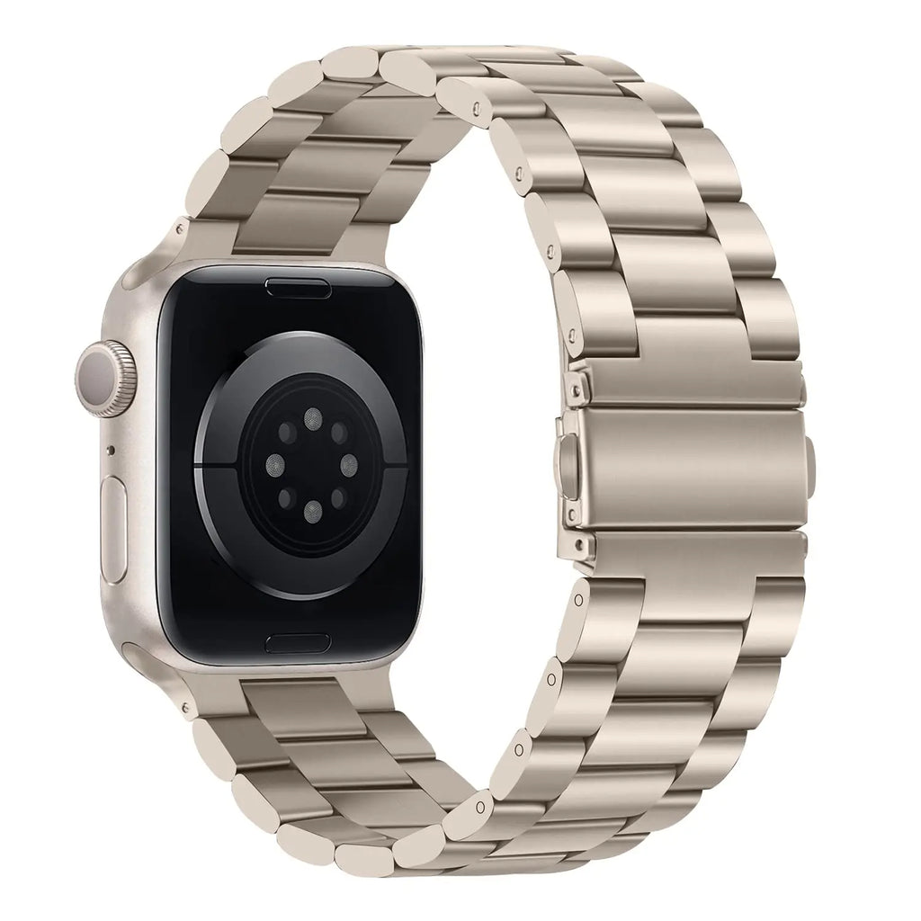 Correa de Acero Inoxidable para Apple Watch (38–49 mm)