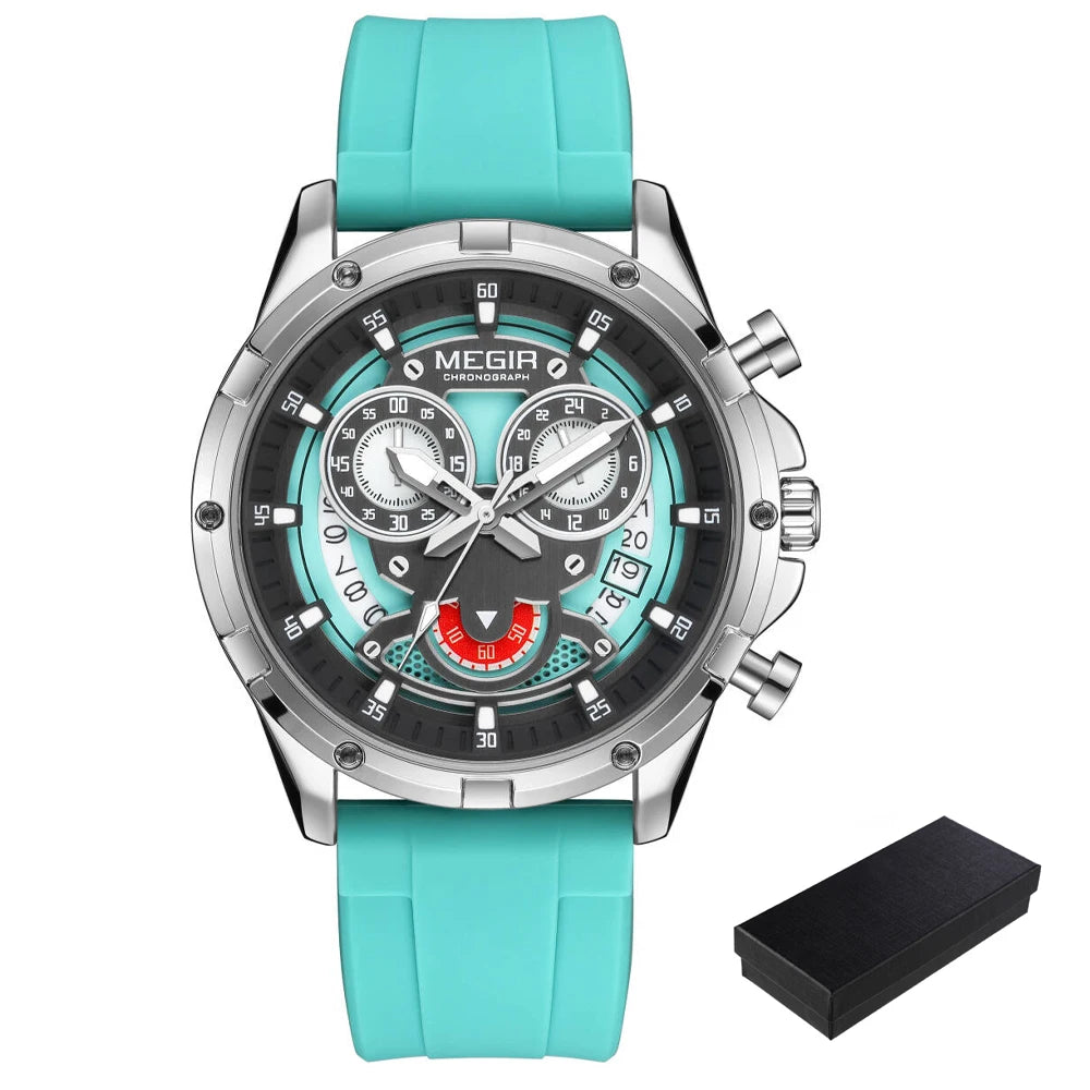 Reloj Cronógrafo Deportivo Militar para Hombre – Essence Signature