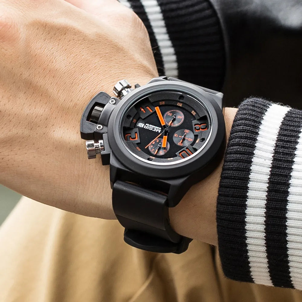 Reloj Cronógrafo Deportivo de Gran Esfera para Hombre – Essence Signature