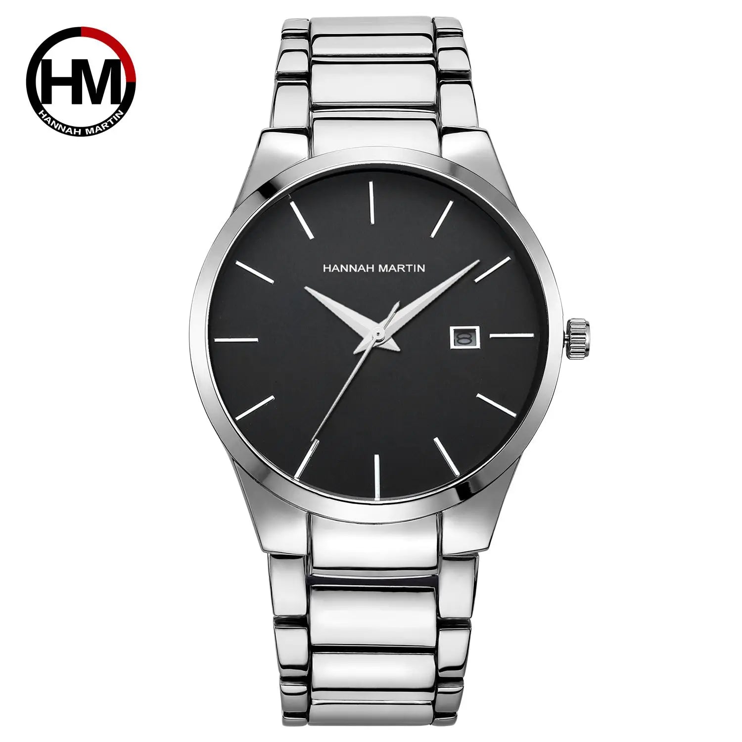 Reloj HANNAH MARTIN para Hombre – Acero Inoxidable, Movimiento de Cuarzo, 40 mm