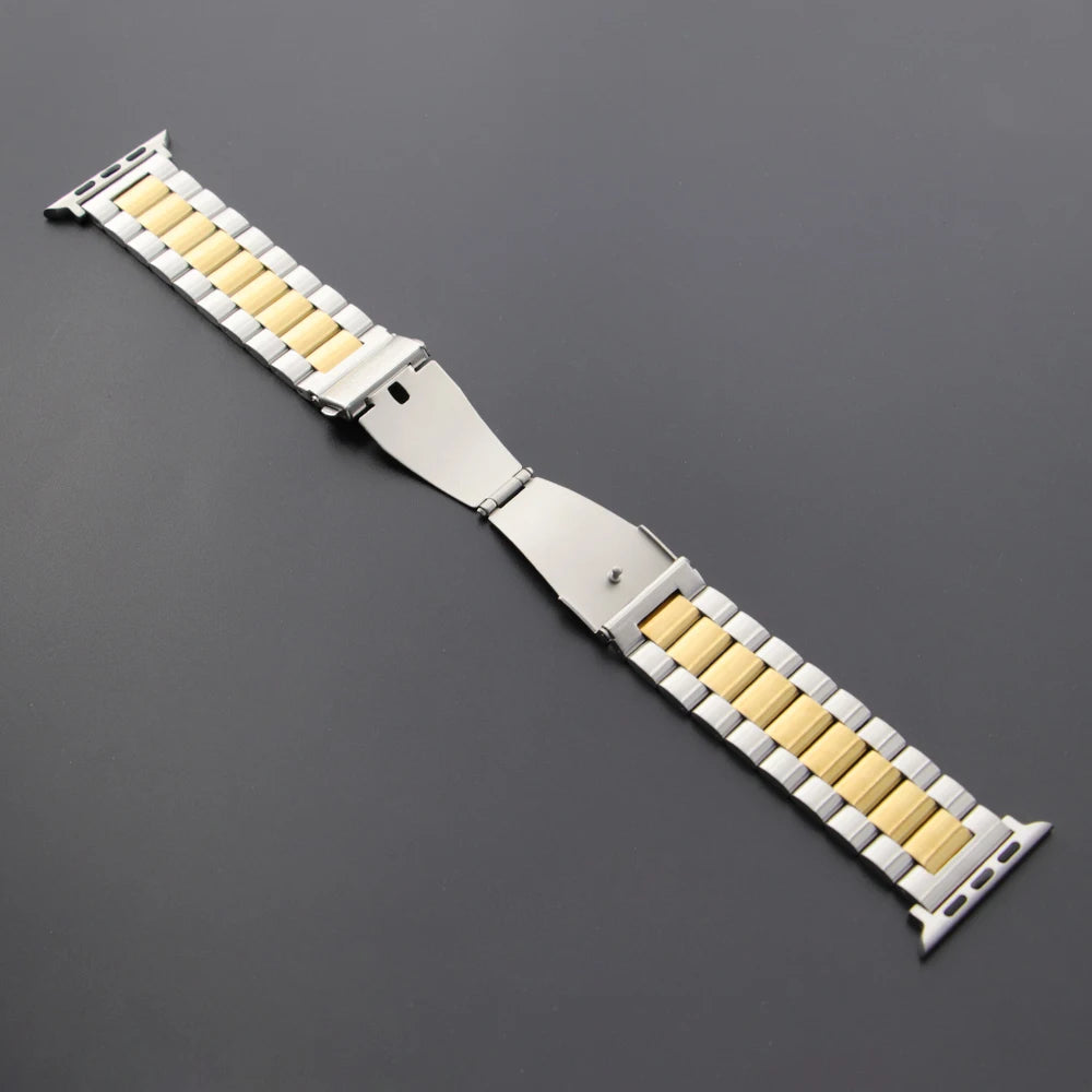 Correa de Acero Inoxidable para Apple Watch (38–49 mm)