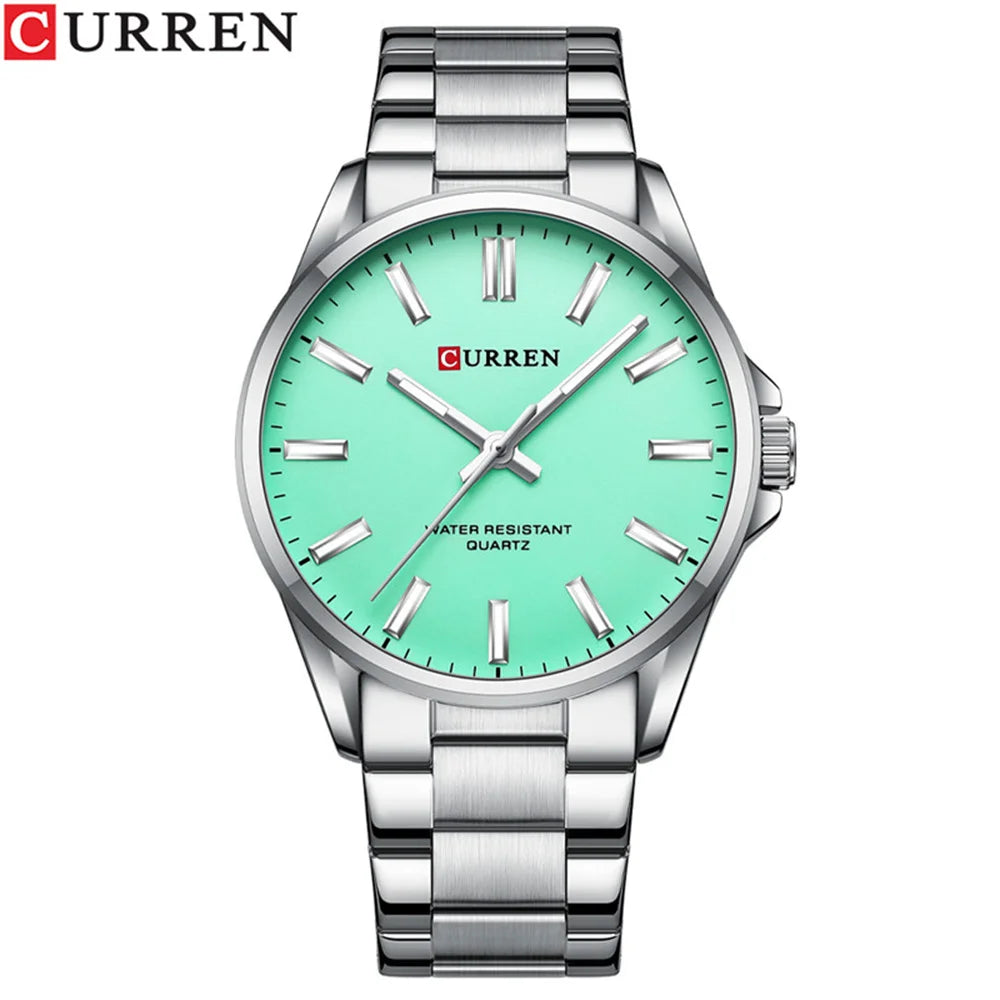 Reloj CURREN para Hombre – Correa de Cuero y Movimiento de Cuarzo