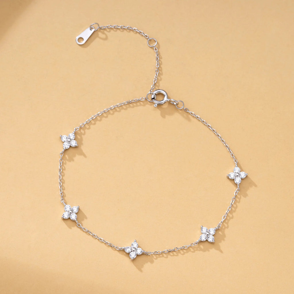 Pulsera Triple de Plata 925 – Diseño Geométrico Elegante