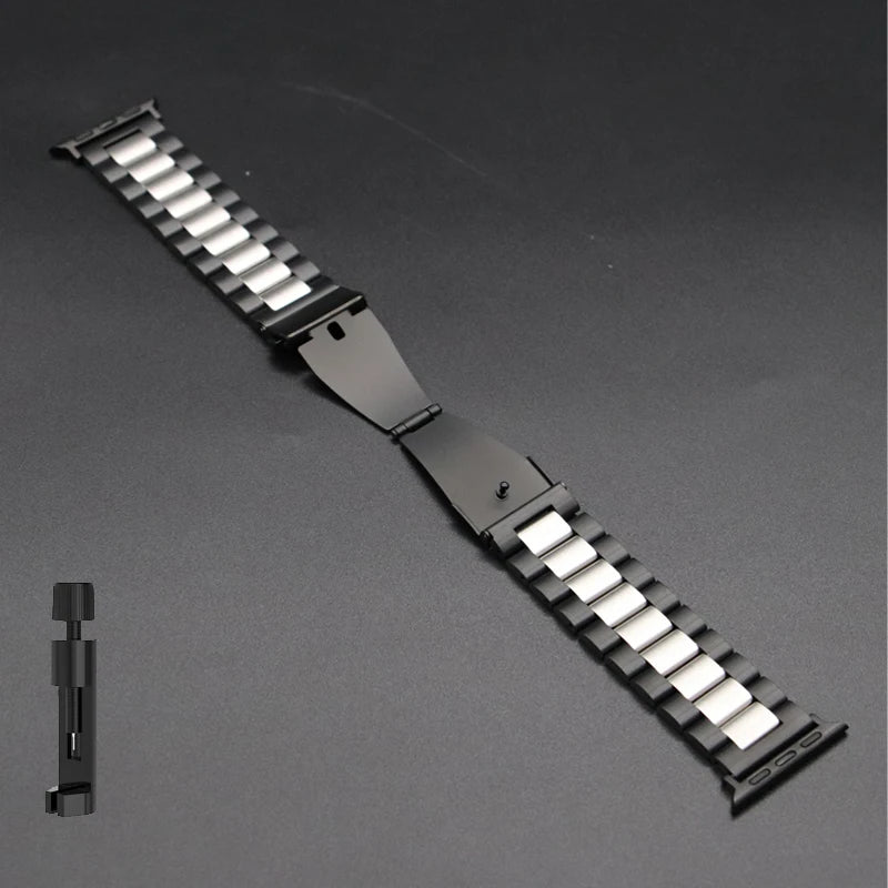 Correa de Acero Inoxidable para Apple Watch (38–49 mm)